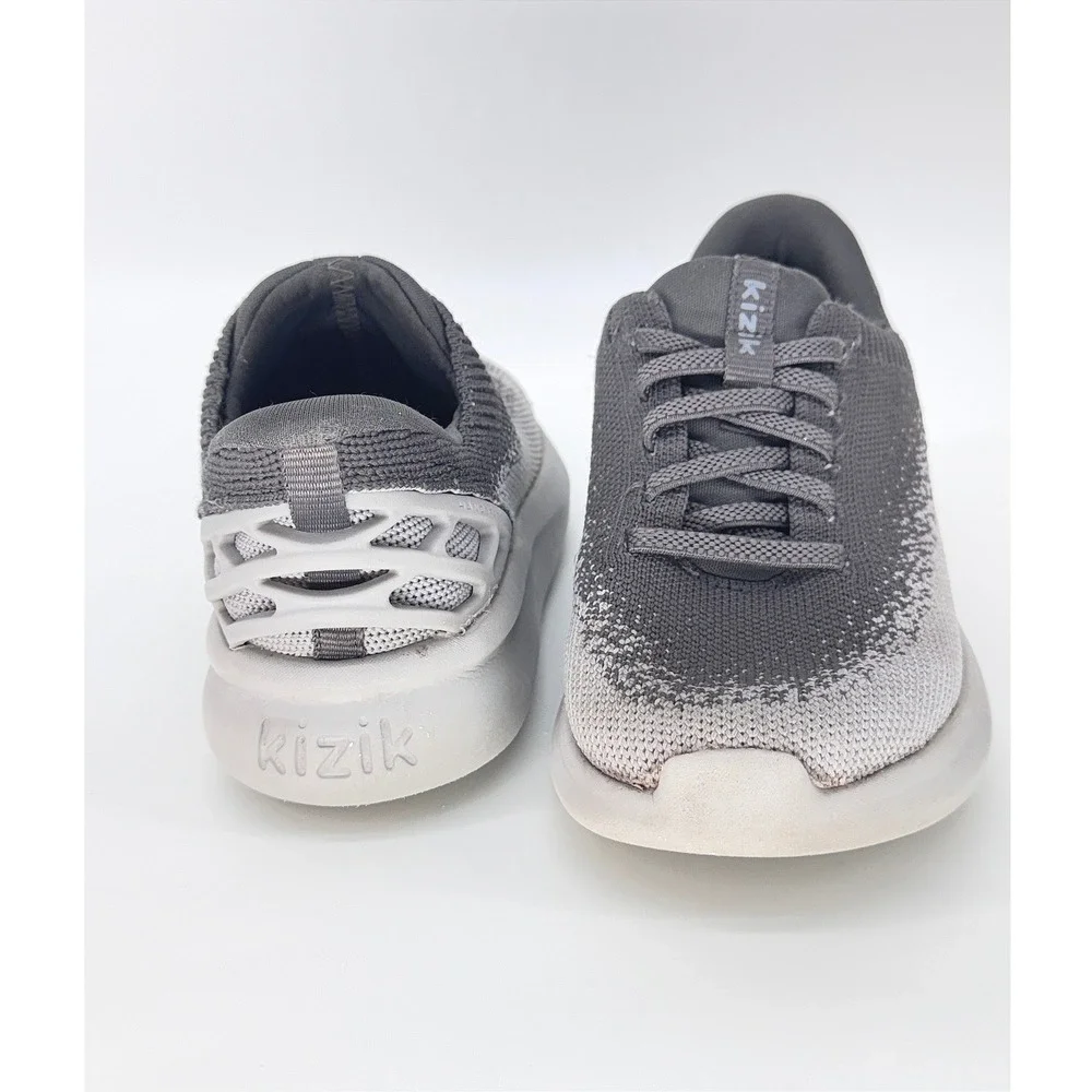 Kizik‎ Hands-free Sneakers Toddler 11C Athens Grey Knit Slip On
